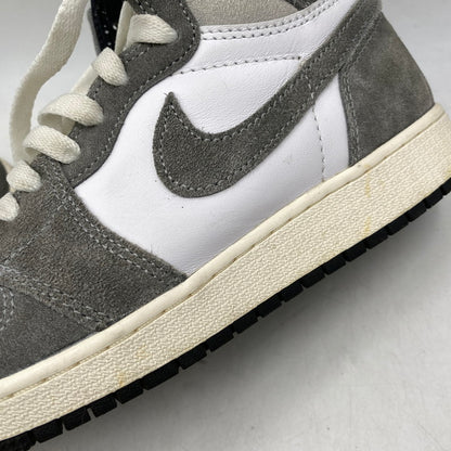 【中古品】【レディース】 NIKE ナイキ FD1437-051 GS AIR JORDAN 1 RETRO HIGH OG エア ジョーダン 1 レトロ ハイ OG スニーカー 靴 166-260829-kh-12-izu サイズ：24 カラー：BLACK/FIRE RED-WHITE-LIGHT SMOKE GREY 万代Net店
