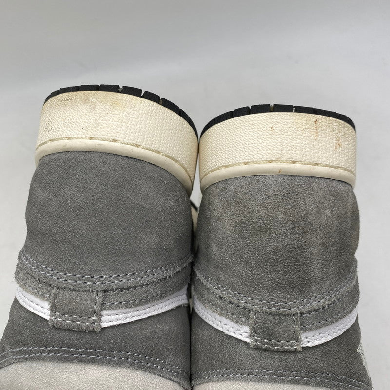 【中古品】【レディース】 NIKE ナイキ FD1437-051 GS AIR JORDAN 1 RETRO HIGH OG エア ジョーダン 1 レトロ ハイ OG スニーカー 靴 166-260829-kh-12-izu サイズ：24 カラー：BLACK/FIRE RED-WHITE-LIGHT SMOKE GREY 万代Net店