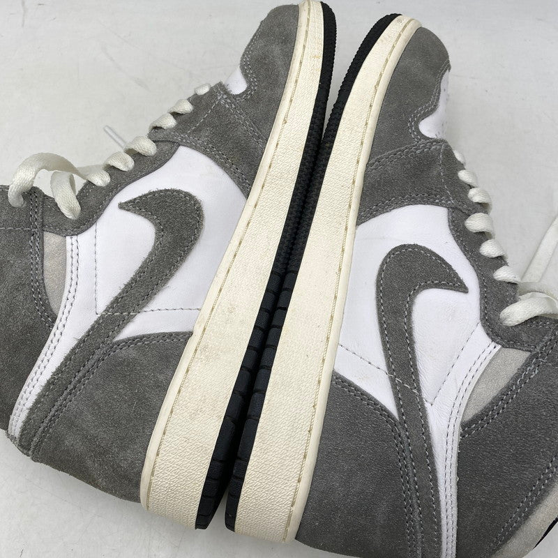 【中古品】【レディース】 NIKE ナイキ FD1437-051 GS AIR JORDAN 1 RETRO HIGH OG エア ジョーダン 1 レトロ ハイ OG スニーカー 靴 166-260829-kh-12-izu サイズ：24 カラー：BLACK/FIRE RED-WHITE-LIGHT SMOKE GREY 万代Net店