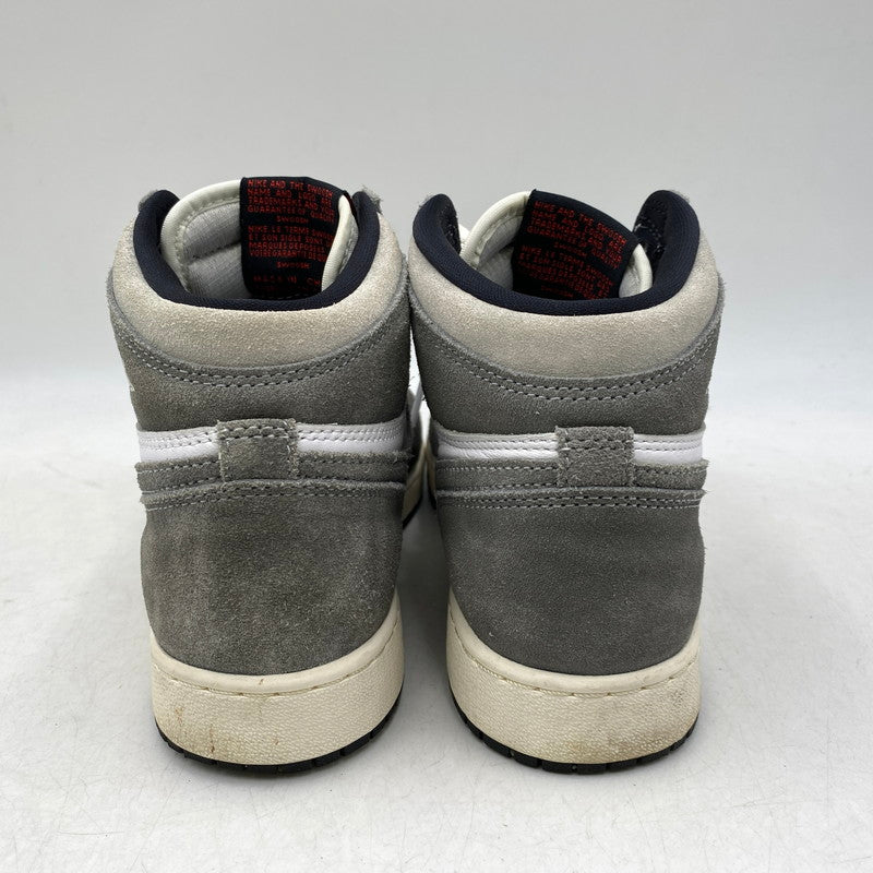 【中古品】【レディース】 NIKE ナイキ FD1437-051 GS AIR JORDAN 1 RETRO HIGH OG エア ジョーダン 1 レトロ ハイ OG スニーカー 靴 166-260829-kh-12-izu サイズ：24 カラー：BLACK/FIRE RED-WHITE-LIGHT SMOKE GREY 万代Net店