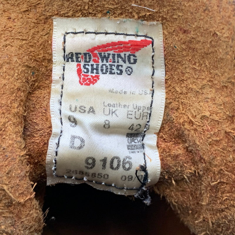 【中古品】【メンズ】 RED WING レッドウィング 9106 USA製 08年製 00S IRISH SETTER アイリッシュ セッター ブーツ シューズ 靴 164-260814-cs-11-izu サイズ：USA 9 カラー：ブラウン 万代Net店