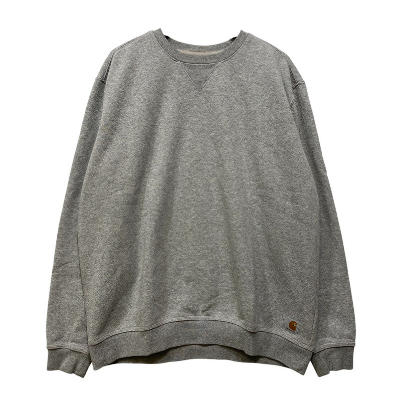 【中古品】【メンズ】 CARHARTT カーハート K124HGY MIDWEIGHT CREWNECK SWEATSHIRT ミッドウェイト クルーネック スウェットシャツ 146-260825-yn-08-izu サイズ：L カラー：ヘザーグレー 万代Net店