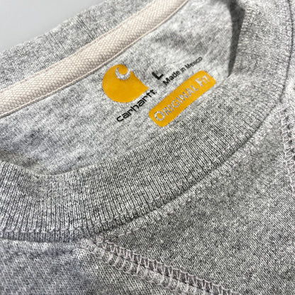 【中古品】【メンズ】 CARHARTT カーハート K124HGY MIDWEIGHT CREWNECK SWEATSHIRT ミッドウェイト クルーネック スウェットシャツ 146-260825-yn-08-izu サイズ：L カラー：ヘザーグレー 万代Net店