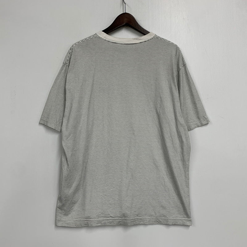 【中古品】【メンズ】 ENNOY エンノイ SS22BRENCT05AM 22SS SS BORDER TEE ショートスリーブ ボーダー Tシャツ トップス 半袖 140-260814-cs-02-izu サイズ：M カラー：ホワイト×ブラック 万代Net店