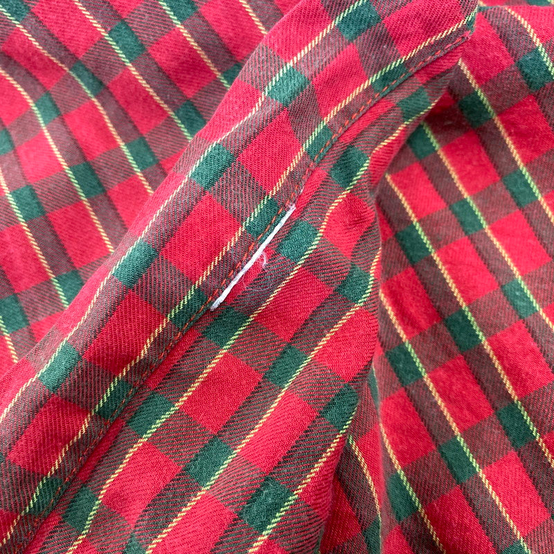 【現状渡し品】【メンズ】 PATAGONIA パタゴニア ポルトガル製 COTTON CHECK L S SHIRT コットン チェック ロングスリーブ シャツ トップス 144-260825-yn-05-izu サイズ：S カラー：レッド系 万代Net店