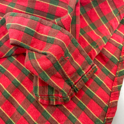 【現状渡し品】【メンズ】 PATAGONIA パタゴニア ポルトガル製 COTTON CHECK L S SHIRT コットン チェック ロングスリーブ シャツ トップス 144-260825-yn-05-izu サイズ：S カラー：レッド系 万代Net店