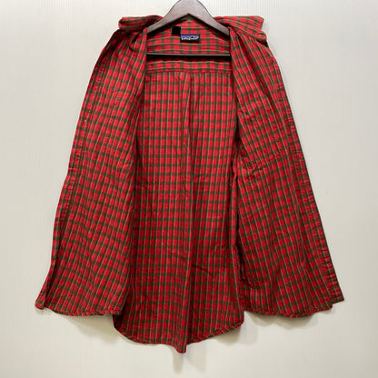 【現状渡し品】【メンズ】 PATAGONIA パタゴニア ポルトガル製 COTTON CHECK L S SHIRT コットン チェック ロングスリーブ シャツ トップス 144-260825-yn-05-izu サイズ：S カラー：レッド系 万代Net店