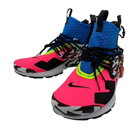 【中古品】【メンズ】 NIKE×ACRONYM ナイキ アクロニウム AH7832-600 AIR PRESTO MID エア プレスト ミッド スニーカー シューズ 靴 160-260814-cs-08-izu サイズ：28cm カラー：RACER PINK/BLACK-PHOTO BLUE 万代Net店