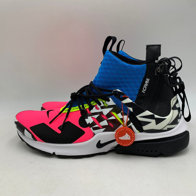 【中古品】【メンズ】 NIKE×ACRONYM ナイキ アクロニウム AH7832-600 AIR PRESTO MID エア プレスト ミッド スニーカー シューズ 靴 160-260814-cs-08-izu サイズ：28cm カラー：RACER PINK/BLACK-PHOTO BLUE 万代Net店