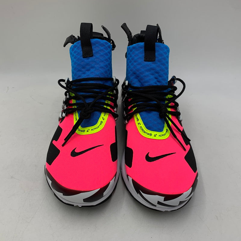 【中古品】【メンズ】 NIKE×ACRONYM ナイキ アクロニウム AH7832-600 AIR PRESTO MID エア プレスト ミッド スニーカー シューズ 靴 160-260814-cs-08-izu サイズ：28cm カラー：RACER PINK/BLACK-PHOTO BLUE 万代Net店