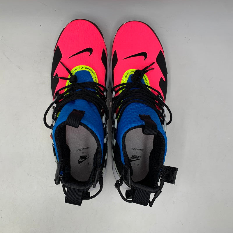 【中古品】【メンズ】 NIKE×ACRONYM ナイキ アクロニウム AH7832-600 AIR PRESTO MID エア プレスト ミッド スニーカー シューズ 靴 160-260814-cs-08-izu サイズ：28cm カラー：RACER PINK/BLACK-PHOTO BLUE 万代Net店