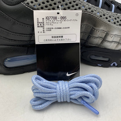 【中古美品】【メンズ】 NIKE×PALACE ナイキ パレス スケートボード SKATEBOARDS IQ7708-095 AIR MAX 95 BIG BUBBLE エア マックス ビッグ バブル スニーカー シューズ 靴 160-260814-cs-07-izu サイズ：28cm カラー：METALLIC SILVER/ALUMINUM-BLACK 万代Net店