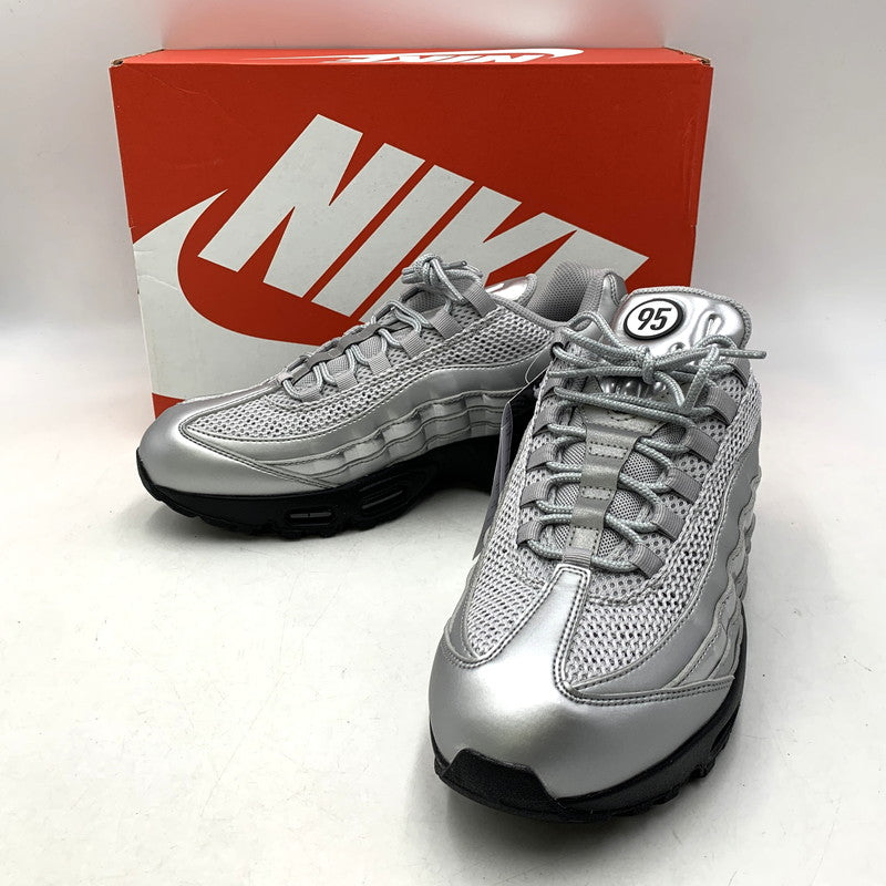 【中古美品】【メンズ】 NIKE ナイキ IB6830-002 AIR MAX 95 SE BIG BUBBLE TOTAL 90 PACK エア マックス エスイー ビッグ バブル トータル パック スニーカー シューズ 靴 160-260814-cs-06-izu サイズ：28cm カラー：METALLIC SILVER/BLACK-BLACK 万代Net店