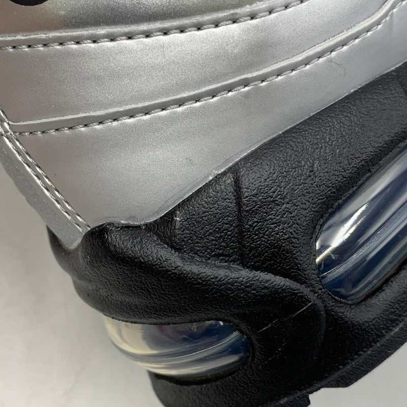 【中古美品】【メンズ】 NIKE ナイキ IB6830-002 AIR MAX 95 SE BIG BUBBLE TOTAL 90 PACK エア マックス エスイー ビッグ バブル トータル パック スニーカー シューズ 靴 160-260814-cs-06-izu サイズ：28cm カラー：METALLIC SILVER/BLACK-BLACK 万代Net店
