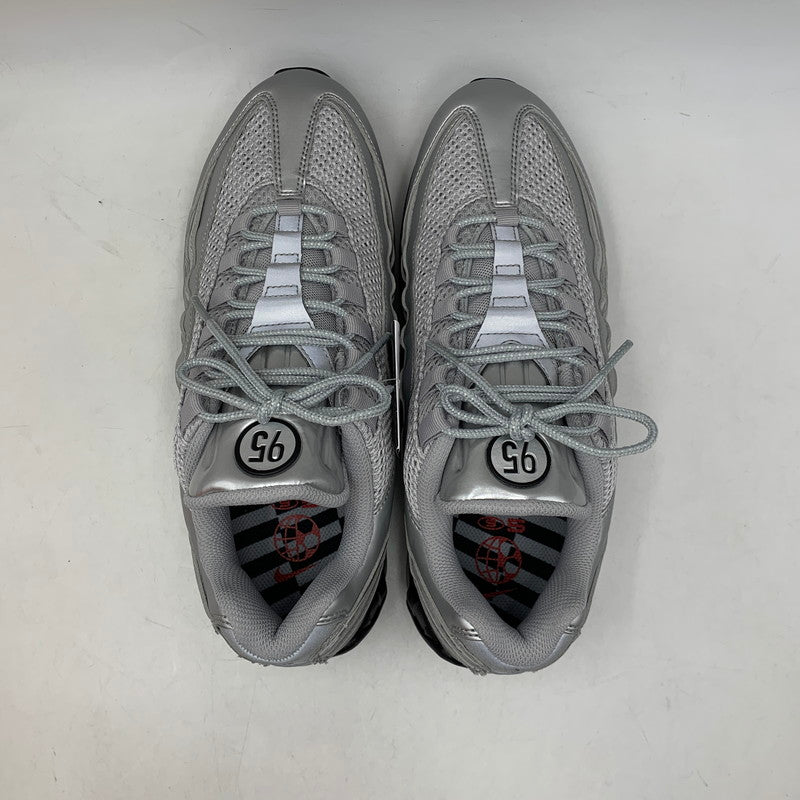 【中古美品】【メンズ】 NIKE ナイキ IB6830-002 AIR MAX 95 SE BIG BUBBLE TOTAL 90 PACK エア マックス エスイー ビッグ バブル トータル パック スニーカー シューズ 靴 160-260814-cs-06-izu サイズ：28cm カラー：METALLIC SILVER/BLACK-BLACK 万代Net店