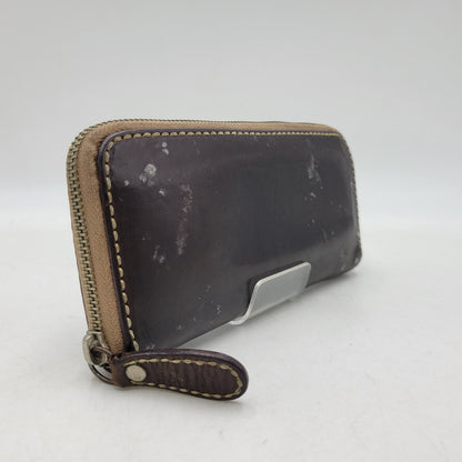 【現状渡し品】【メンズ/レディース】 SAAD サード ROUNDZIP LEATHER WALLET ラウンドジップ レザー ウォレット 財布 サイフ 200-260826-ay-18-izu カラー：ブラウン 万代Net店