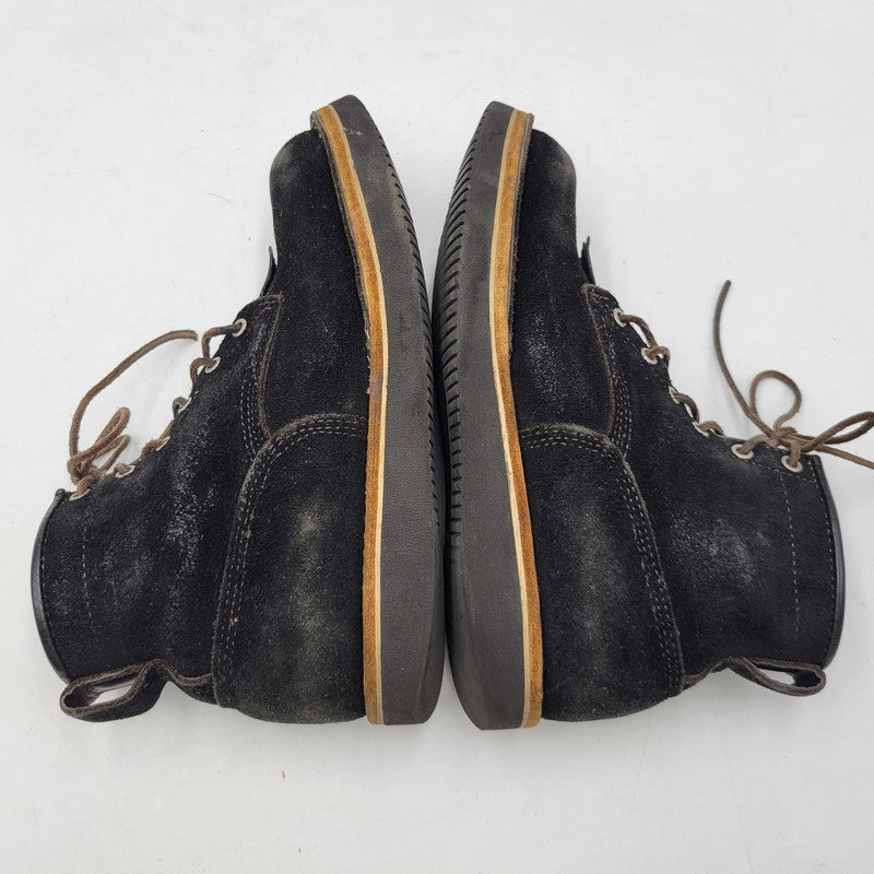 【中古品】【メンズ】 VIBERG BOOT ヴァイバーグブーツ SUEDE LACE UP BOOTS スエード レースアップ ブーツ 靴 164-260817-as-17-izu サイズ：8 カラー：ブラック 万代Net店