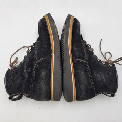 【中古品】【メンズ】 VIBERG BOOT ヴァイバーグブーツ SUEDE LACE UP BOOTS スエード レースアップ ブーツ 靴 164-260817-as-17-izu サイズ：8 カラー：ブラック 万代Net店