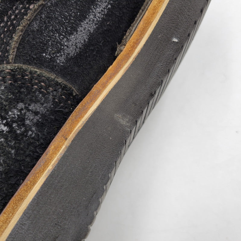 【中古品】【メンズ】 VIBERG BOOT ヴァイバーグブーツ SUEDE LACE UP BOOTS スエード レースアップ ブーツ 靴 164-260817-as-17-izu サイズ：8 カラー：ブラック 万代Net店