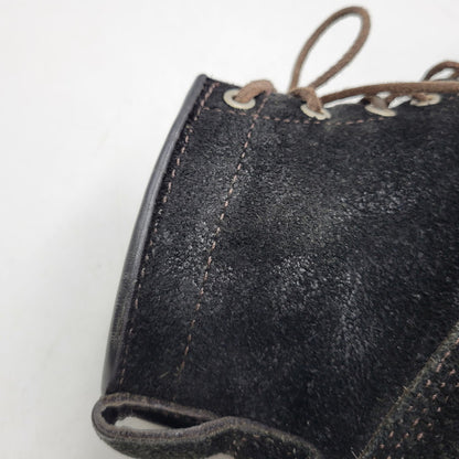 【中古品】【メンズ】 VIBERG BOOT ヴァイバーグブーツ SUEDE LACE UP BOOTS スエード レースアップ ブーツ 靴 164-260817-as-17-izu サイズ：8 カラー：ブラック 万代Net店