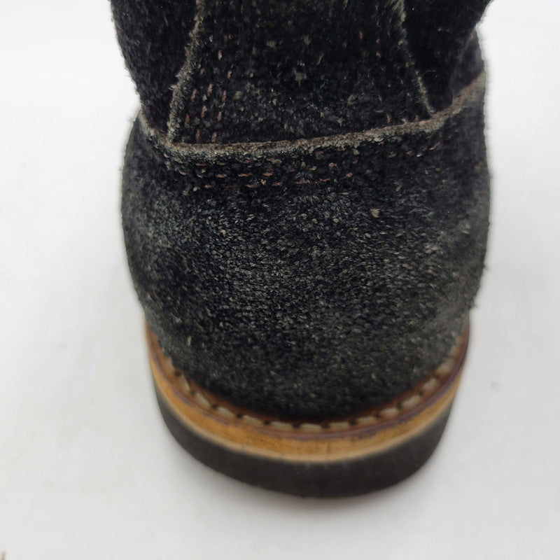 【中古品】【メンズ】 VIBERG BOOT ヴァイバーグブーツ SUEDE LACE UP BOOTS スエード レースアップ ブーツ 靴 164-260817-as-17-izu サイズ：8 カラー：ブラック 万代Net店