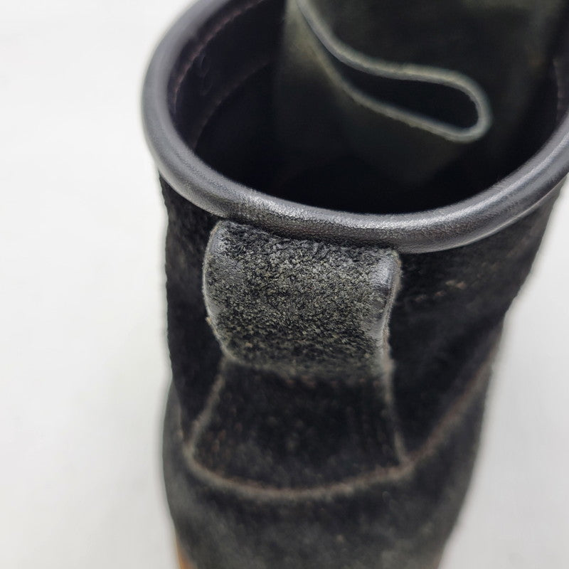 【中古品】【メンズ】 VIBERG BOOT ヴァイバーグブーツ SUEDE LACE UP BOOTS スエード レースアップ ブーツ 靴 164-260817-as-17-izu サイズ：8 カラー：ブラック 万代Net店