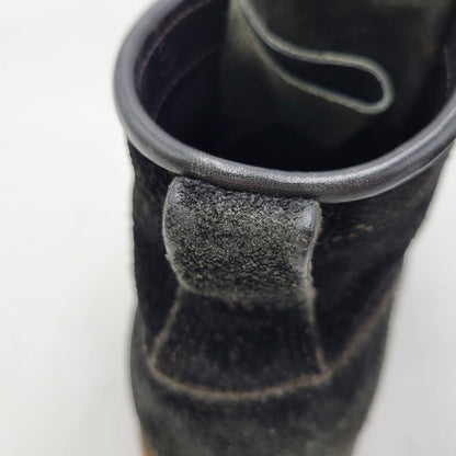 【中古品】【メンズ】 VIBERG BOOT ヴァイバーグブーツ SUEDE LACE UP BOOTS スエード レースアップ ブーツ 靴 164-260817-as-17-izu サイズ：8 カラー：ブラック 万代Net店