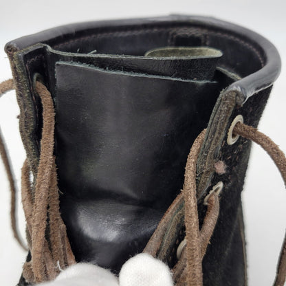 【中古品】【メンズ】 VIBERG BOOT ヴァイバーグブーツ SUEDE LACE UP BOOTS スエード レースアップ ブーツ 靴 164-260817-as-17-izu サイズ：8 カラー：ブラック 万代Net店