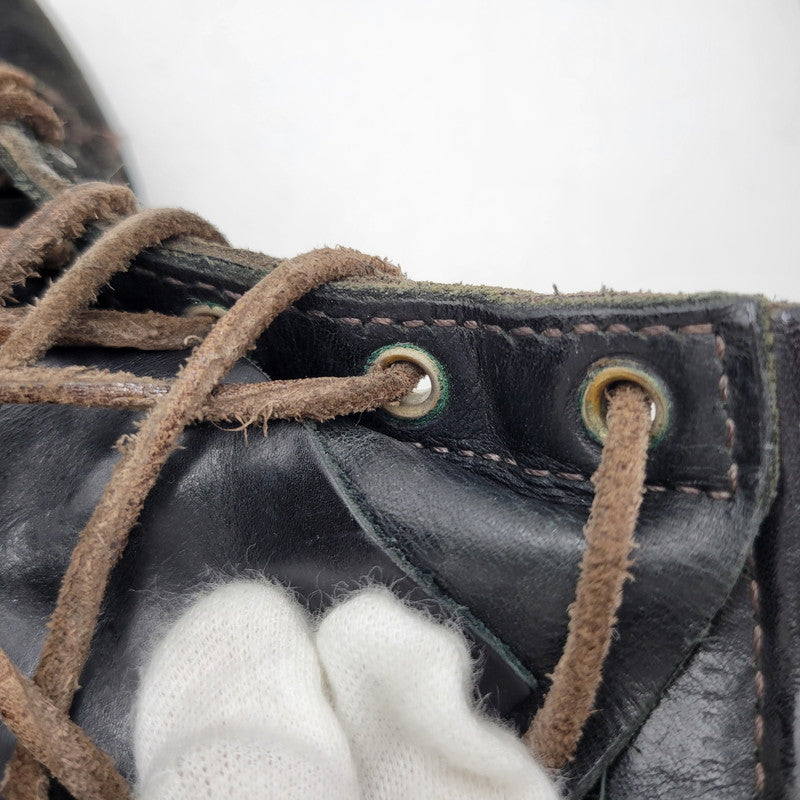 【中古品】【メンズ】 VIBERG BOOT ヴァイバーグブーツ SUEDE LACE UP BOOTS スエード レースアップ ブーツ 靴 164-260817-as-17-izu サイズ：8 カラー：ブラック 万代Net店