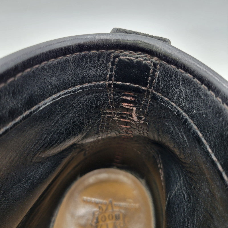 【中古品】【メンズ】 VIBERG BOOT ヴァイバーグブーツ SUEDE LACE UP BOOTS スエード レースアップ ブーツ 靴 164-260817-as-17-izu サイズ：8 カラー：ブラック 万代Net店