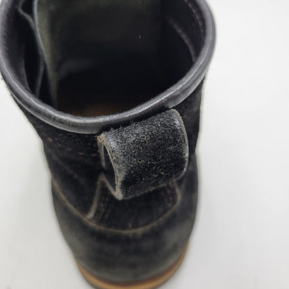 【中古品】【メンズ】 VIBERG BOOT ヴァイバーグブーツ SUEDE LACE UP BOOTS スエード レースアップ ブーツ 靴 164-260817-as-17-izu サイズ：8 カラー：ブラック 万代Net店