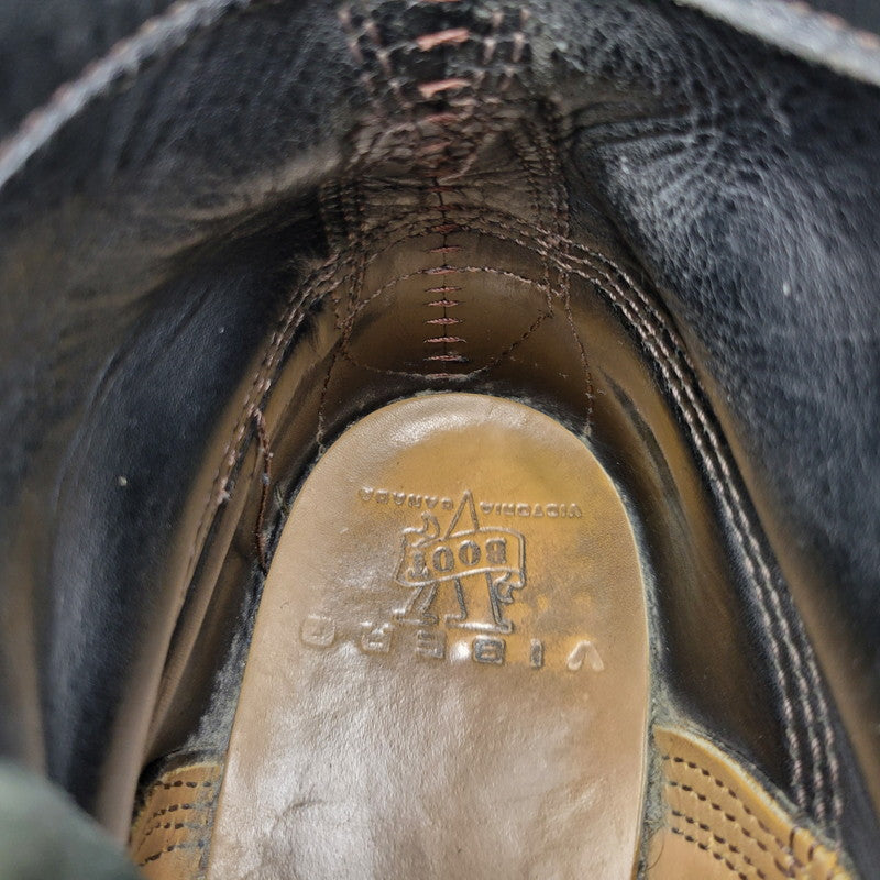 【中古品】【メンズ】 VIBERG BOOT ヴァイバーグブーツ SUEDE LACE UP BOOTS スエード レースアップ ブーツ 靴 164-260817-as-17-izu サイズ：8 カラー：ブラック 万代Net店