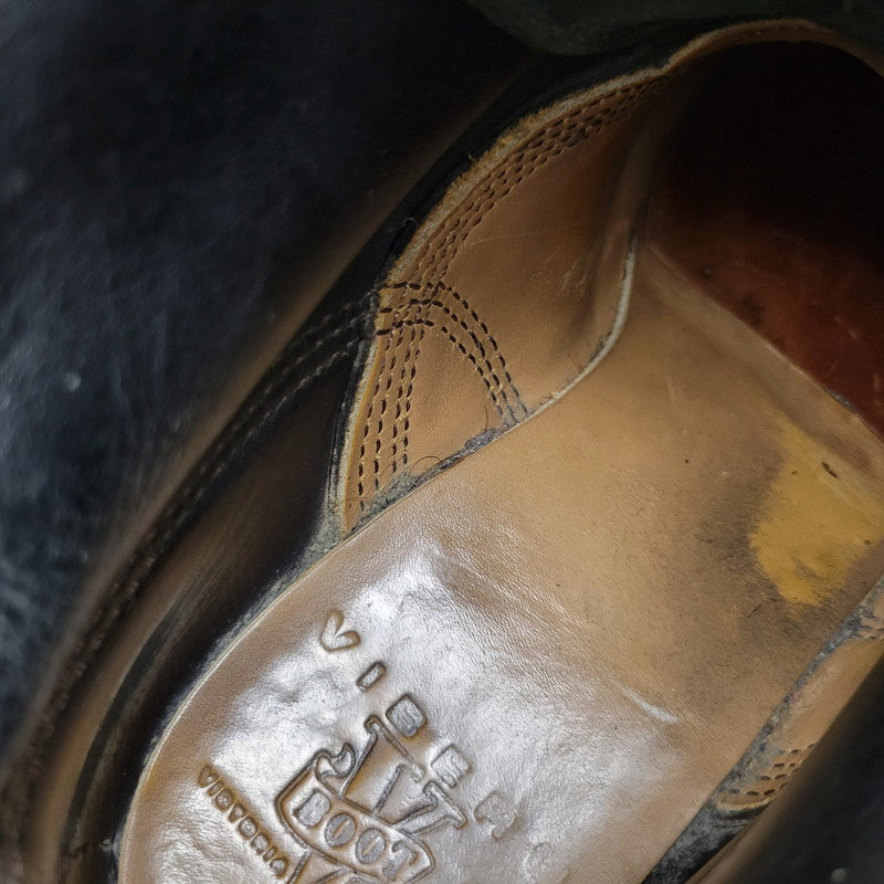 【中古品】【メンズ】 VIBERG BOOT ヴァイバーグブーツ SUEDE LACE UP BOOTS スエード レースアップ ブーツ 靴 164-260817-as-17-izu サイズ：8 カラー：ブラック 万代Net店