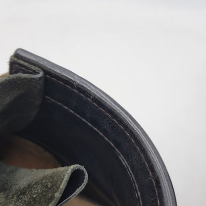 【中古品】【メンズ】 VIBERG BOOT ヴァイバーグブーツ SUEDE LACE UP BOOTS スエード レースアップ ブーツ 靴 164-260817-as-17-izu サイズ：8 カラー：ブラック 万代Net店