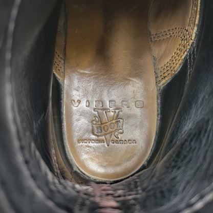 【中古品】【メンズ】 VIBERG BOOT ヴァイバーグブーツ SUEDE LACE UP BOOTS スエード レースアップ ブーツ 靴 164-260817-as-17-izu サイズ：8 カラー：ブラック 万代Net店