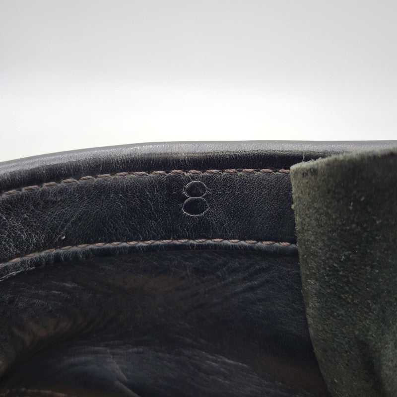 【中古品】【メンズ】 VIBERG BOOT ヴァイバーグブーツ SUEDE LACE UP BOOTS スエード レースアップ ブーツ 靴 164-260817-as-17-izu サイズ：8 カラー：ブラック 万代Net店