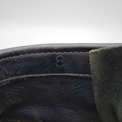 【中古品】【メンズ】 VIBERG BOOT ヴァイバーグブーツ SUEDE LACE UP BOOTS スエード レースアップ ブーツ 靴 164-260817-as-17-izu サイズ：8 カラー：ブラック 万代Net店