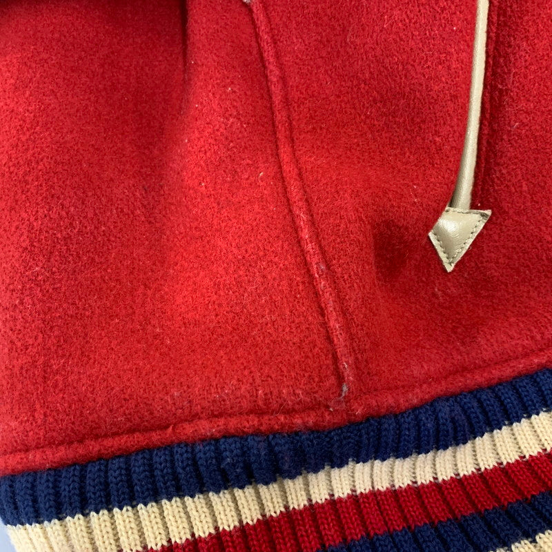 【中古品】【メンズ】 STYLE EYES スタイルアイズ VARSITY JACKET SE10072 SE10073 バーシティジャケット 145-260830-as-12-izu サイズ：36 カラー：レッド系 万代Net店