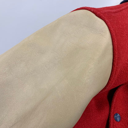 【中古品】【メンズ】 STYLE EYES スタイルアイズ VARSITY JACKET SE10072 SE10073 バーシティジャケット 145-260830-as-12-izu サイズ：36 カラー：レッド系 万代Net店