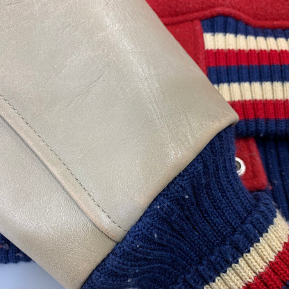 【中古品】【メンズ】 STYLE EYES スタイルアイズ VARSITY JACKET SE10072 SE10073 バーシティジャケット 145-260830-as-12-izu サイズ：36 カラー：レッド系 万代Net店