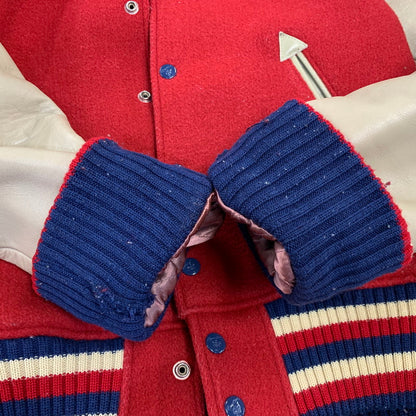 【中古品】【メンズ】 STYLE EYES スタイルアイズ VARSITY JACKET SE10072 SE10073 バーシティジャケット 145-260830-as-12-izu サイズ：36 カラー：レッド系 万代Net店