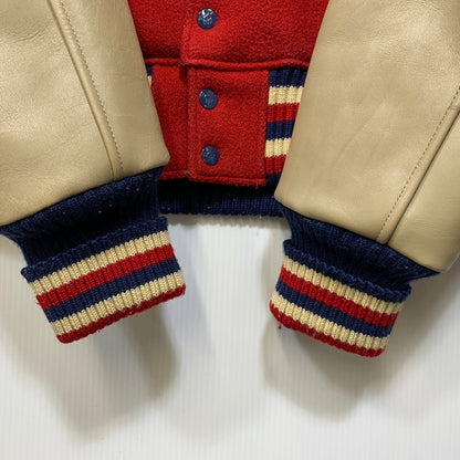 【中古品】【メンズ】 STYLE EYES スタイルアイズ VARSITY JACKET SE10072 SE10073 バーシティジャケット 145-260830-as-12-izu サイズ：36 カラー：レッド系 万代Net店