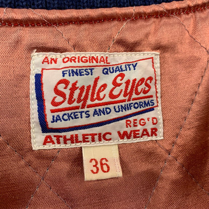 【中古品】【メンズ】 STYLE EYES スタイルアイズ VARSITY JACKET SE10072 SE10073 バーシティジャケット 145-260830-as-12-izu サイズ：36 カラー：レッド系 万代Net店