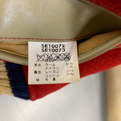 【中古品】【メンズ】 STYLE EYES スタイルアイズ VARSITY JACKET SE10072 SE10073 バーシティジャケット 145-260830-as-12-izu サイズ：36 カラー：レッド系 万代Net店