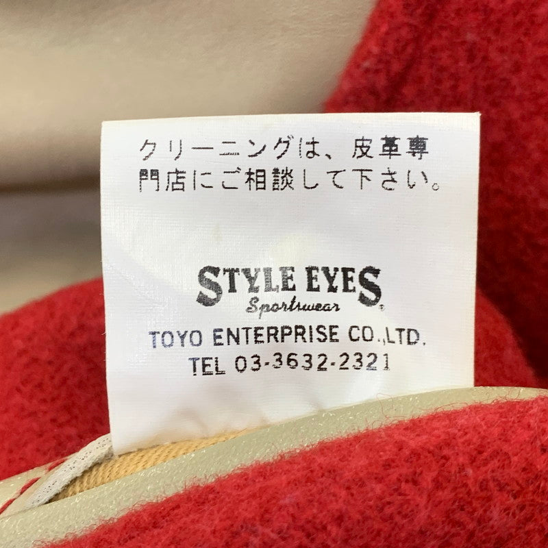 【中古品】【メンズ】 STYLE EYES スタイルアイズ VARSITY JACKET SE10072 SE10073 バーシティジャケット 145-260830-as-12-izu サイズ：36 カラー：レッド系 万代Net店