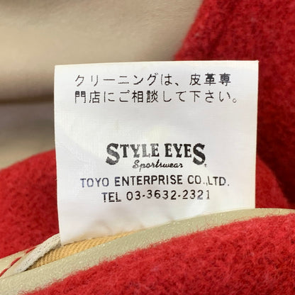 【中古品】【メンズ】 STYLE EYES スタイルアイズ VARSITY JACKET SE10072 SE10073 バーシティジャケット 145-260830-as-12-izu サイズ：36 カラー：レッド系 万代Net店