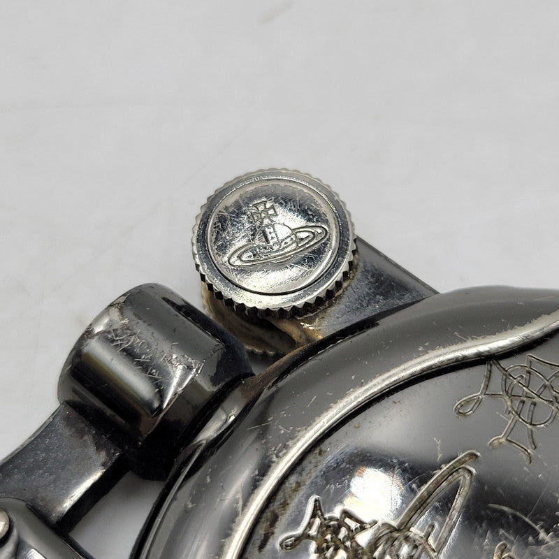 【現状渡し品】【メンズ/レディース】 VIVIENNE WESTWOOD ヴィヴィアンウエストウッド BLIND STAMP OIL LIGHTER ブラインドスタンプ オイルライター 206-260826-ay-19-izu カラー：ブラック系 万代Net店