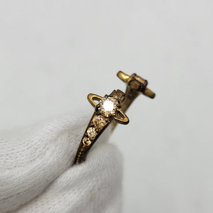 【現状渡し品】【レディース】 VIVIENNE WESTWOOD ヴィヴィアンウエストウッド REINA RING レイナ リング アクセサリー 192-260826-ay-20-izu サイズ：S カラー：ゴールド系 万代Net店