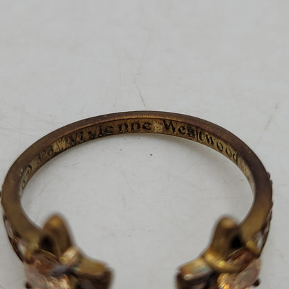 【現状渡し品】【レディース】 VIVIENNE WESTWOOD ヴィヴィアンウエストウッド REINA RING レイナ リング アクセサリー 192-260826-ay-20-izu サイズ：S カラー：ゴールド系 万代Net店