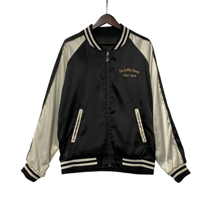 【中古品】【メンズ】 JACK ROSE×THE ROLLING STONES ジャックローズ ローリングストーンズ 270705J REVERSIBLE SUKAJAN リバーシブル スカジャン アウター 145-260821-cs-01-izu サイズ：4 カラー：ブラック 万代Net店